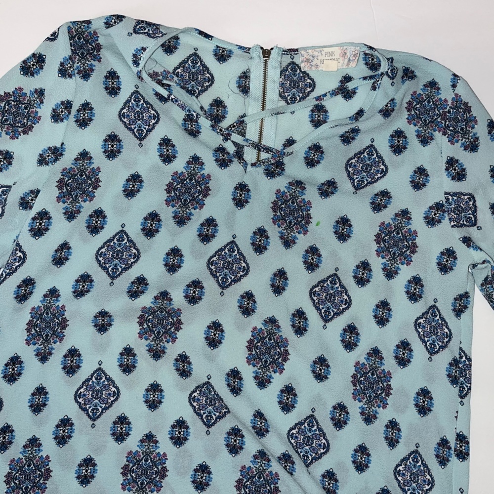 Green and Blue Top